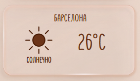 Виджет погода